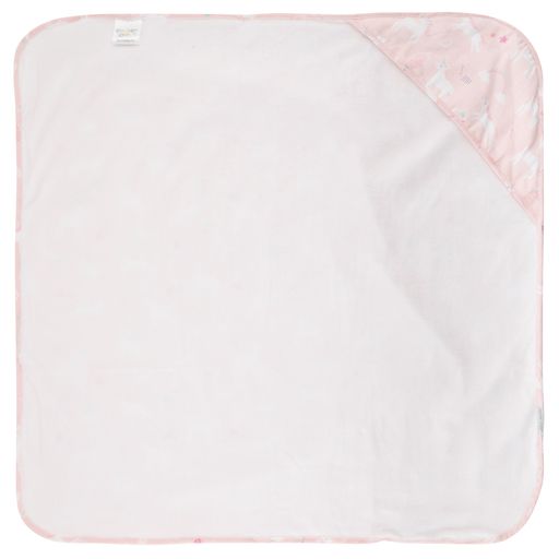 Muslin Hooded Towel With Washcloth Unicorn