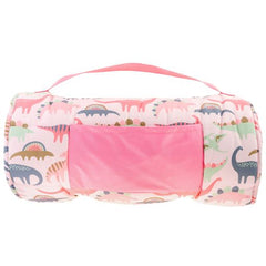 All Over Print Nap Mat Pink Dino