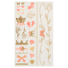 Temporary Tattoos Metallic Butterflies