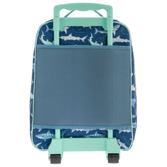All Over Print Luggage Navy Shark