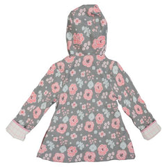 Raincoat Charcoal Flower
