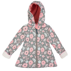 Raincoat Charcoal Flower