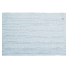 Chenille Blanket Blue