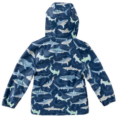 Raincoat Navy Shark