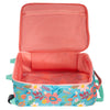 Image of All Over Print Luggage Turquoise Blue