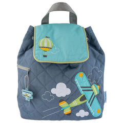 Quilted Backpack Airplane