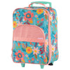 Image of All Over Print Luggage Turquoise Blue