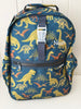 Image of All Over Print Backpack Navy Dinosaur