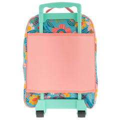 All Over Print Luggage Turquoise Blue