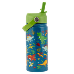 Insulated Stainless Steel Water Bottle With Handle Dinosaur