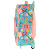 Image of All Over Print Luggage Turquoise Blue