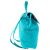 Image of Quilted Backpack Turquoise Blue