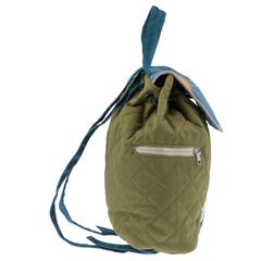 Quilted Backpack Boy Zoo