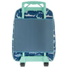 Image of All Over Print Luggage Navy Shark