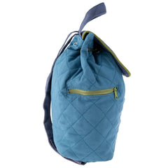 Quilted Backpack Construction 2 Blue