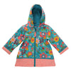 Image of Raincoat Turquoise Floral