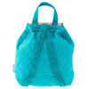 Image of Quilted Backpack Turquoise Blue