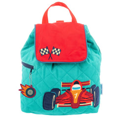 Quilted Backpack Racecar