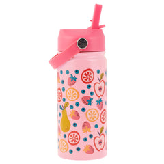 Insulated Stainless Steel Water Bottle With Handle Fruit