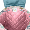 Image of Quilted Backpack Pink Dinosaur