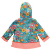 Image of Raincoat Turquoise Floral
