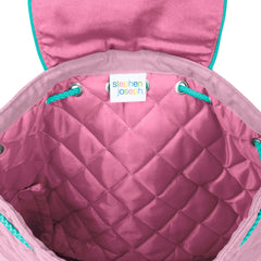 Quilted Backpack Pink Unicorn